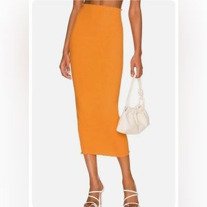 NWT Camila Coelho midi ribbed skirt